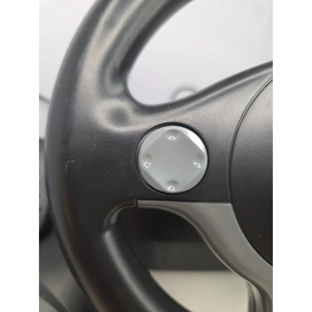Superdrive SV250 Racing steering wheel w/pedals & gearshift paddles Tested Works